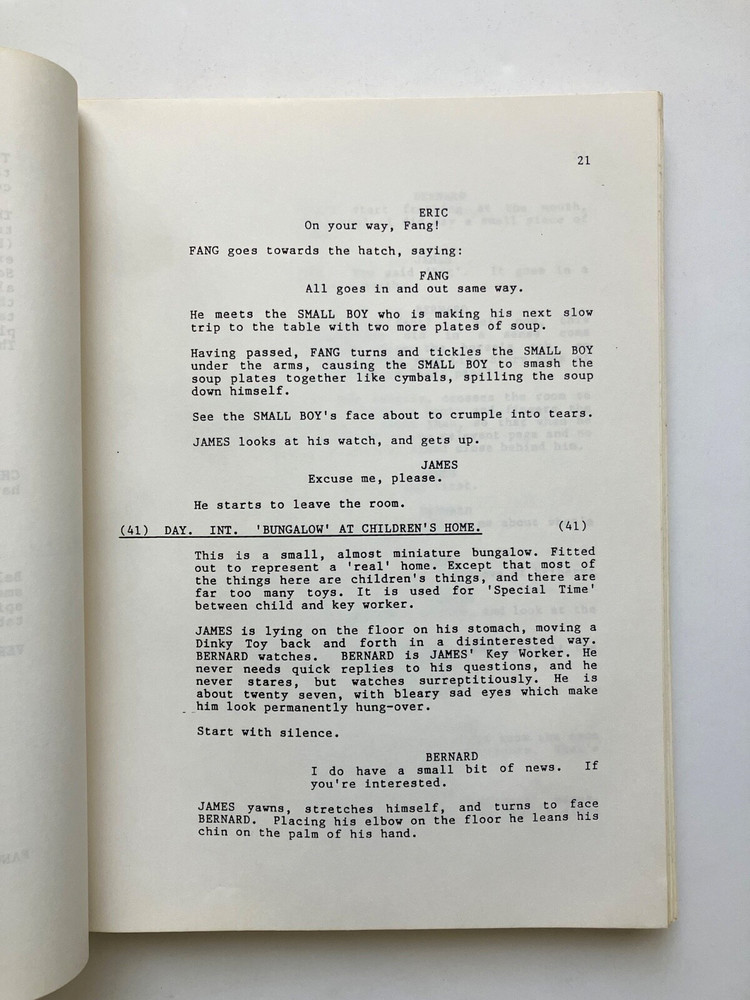 SECOND BEST (1994) ORIGINAL 1st DRAFT SCRIPT. WILLIAM HURT. NOT A REPRODUCTION