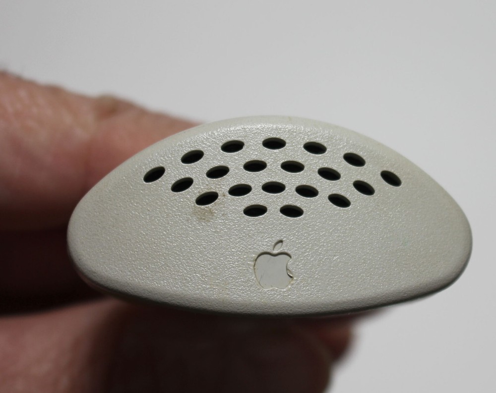 Vintage APPLE MAC MACINTOSH Wired Computer Plain Talk Microphone - 590-0670