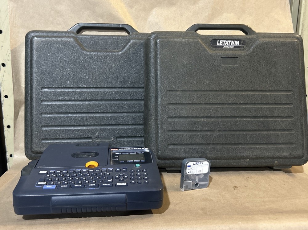 Letatwin Printing Machine Broken Case  No Ink Ribbin Error USED
