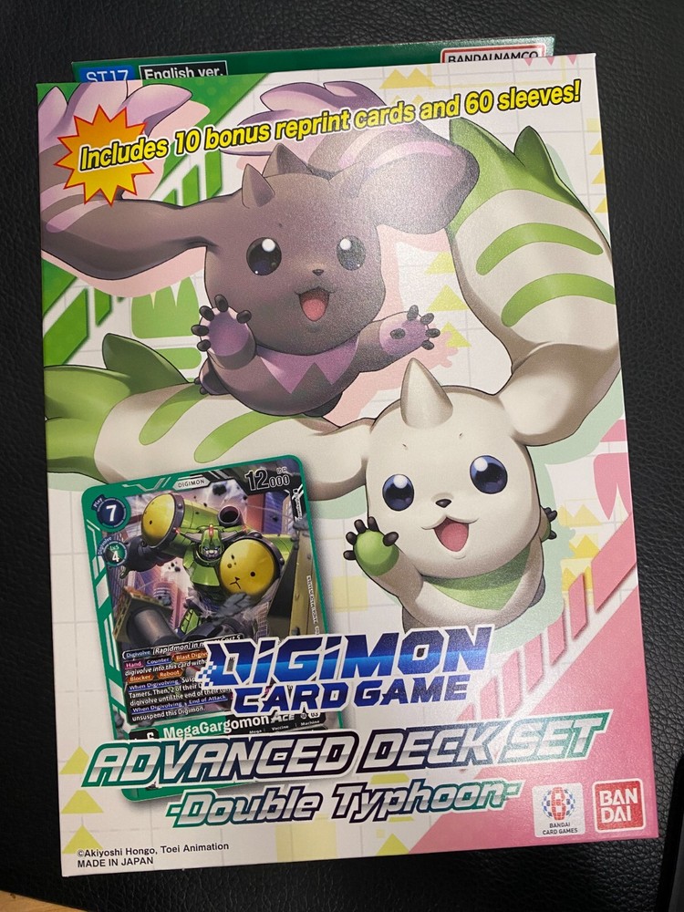 Double Typhoon Advanced Deck Set (Digimon Card Game) SEALED/NEW