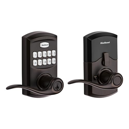 Kwikset SmartCode 917 Keyless Entry Lever Deadbolt Venetian Bronze Electronic