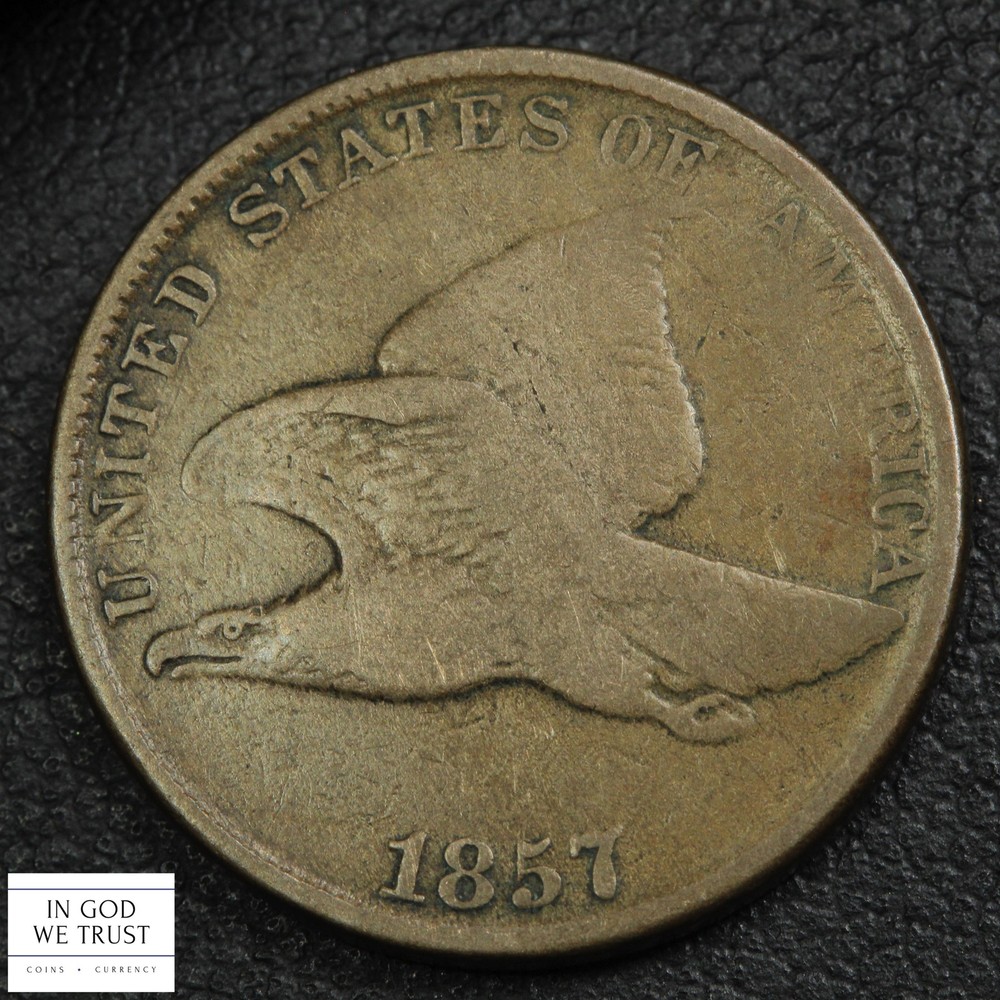 1857 Flying Eagle Cent 1C