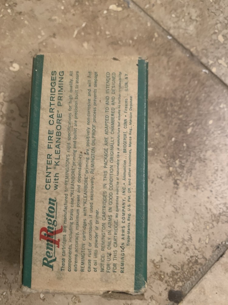 Vintage Remington 38 Super Empty Box