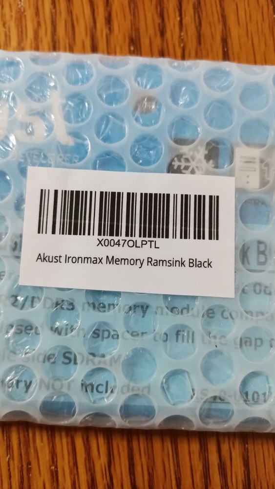 Akust Ironmax Memory Ramsink Black