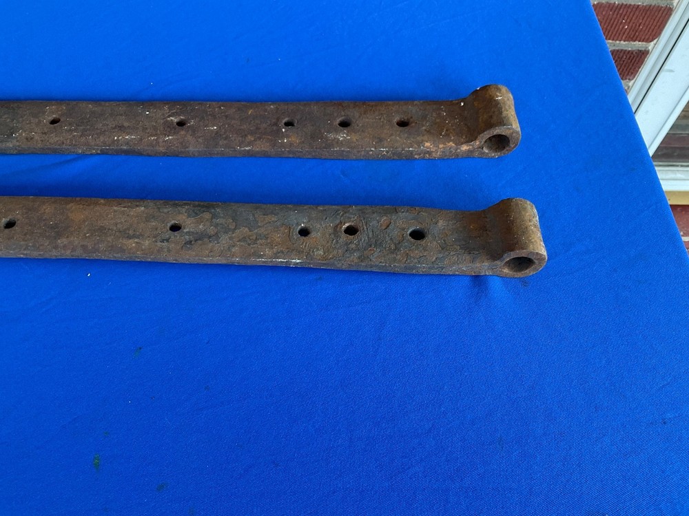 Antique Iron STRAP HINGES 25 1/2" long