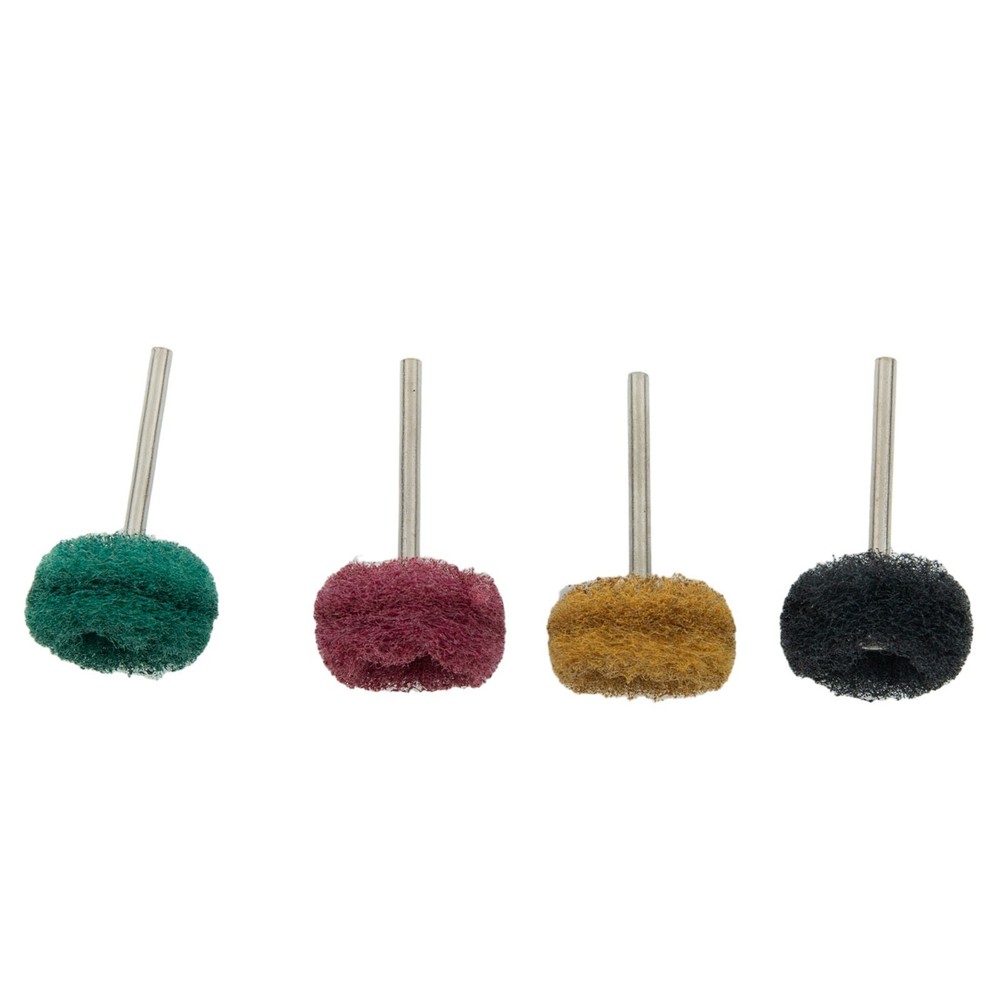 Effective Rust Deburring and Polishing with 4pcs Set Nylon Buffing Brush