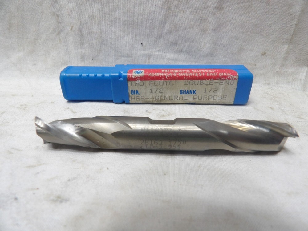 Niagara Double End 1/2" 2 Flute End Mill