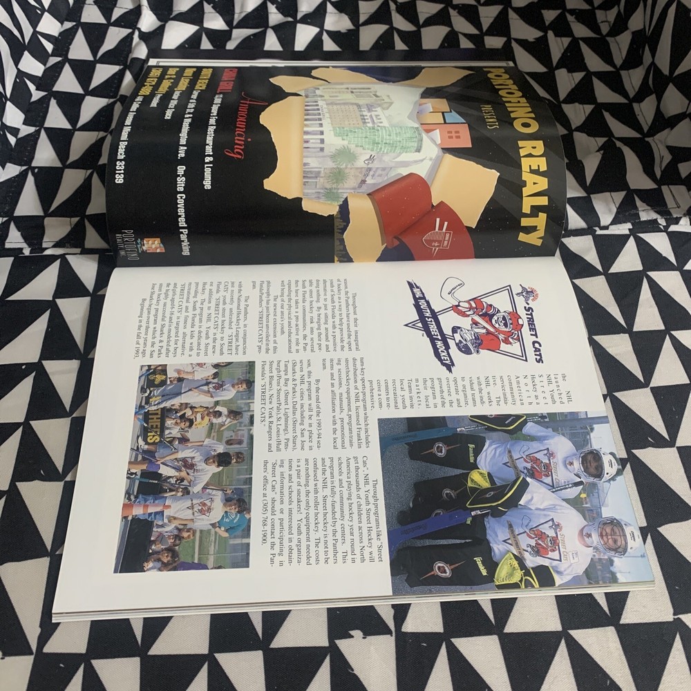 March 21, 1994 New Jersey Devils vs. Florida Panthers Game Program Vol. 1 No. 35