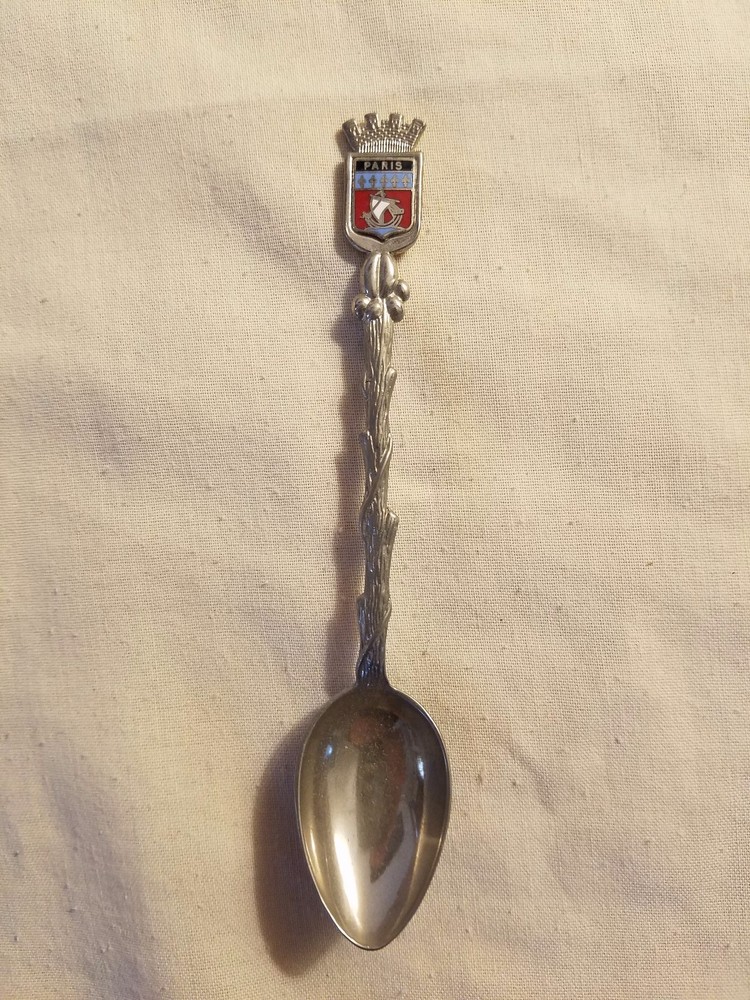 Paris Decorative Collector's Spoon - Large Ship on It - Good Condition