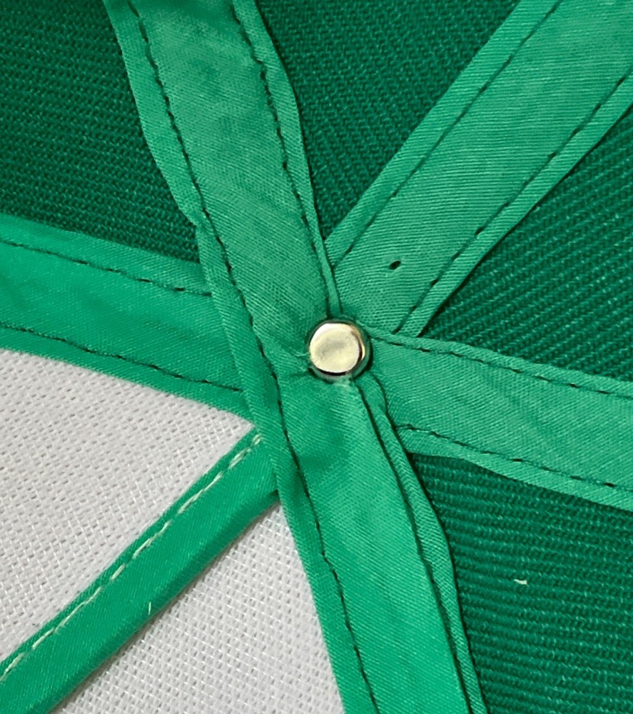 DP Dude Perfect Cap Green & White Snapback Baseball Hat dp Logo Adjustable