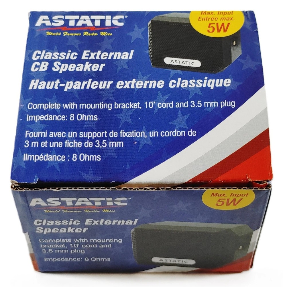 Astatic VS4 Classic Compact External CB Radio External Speaker