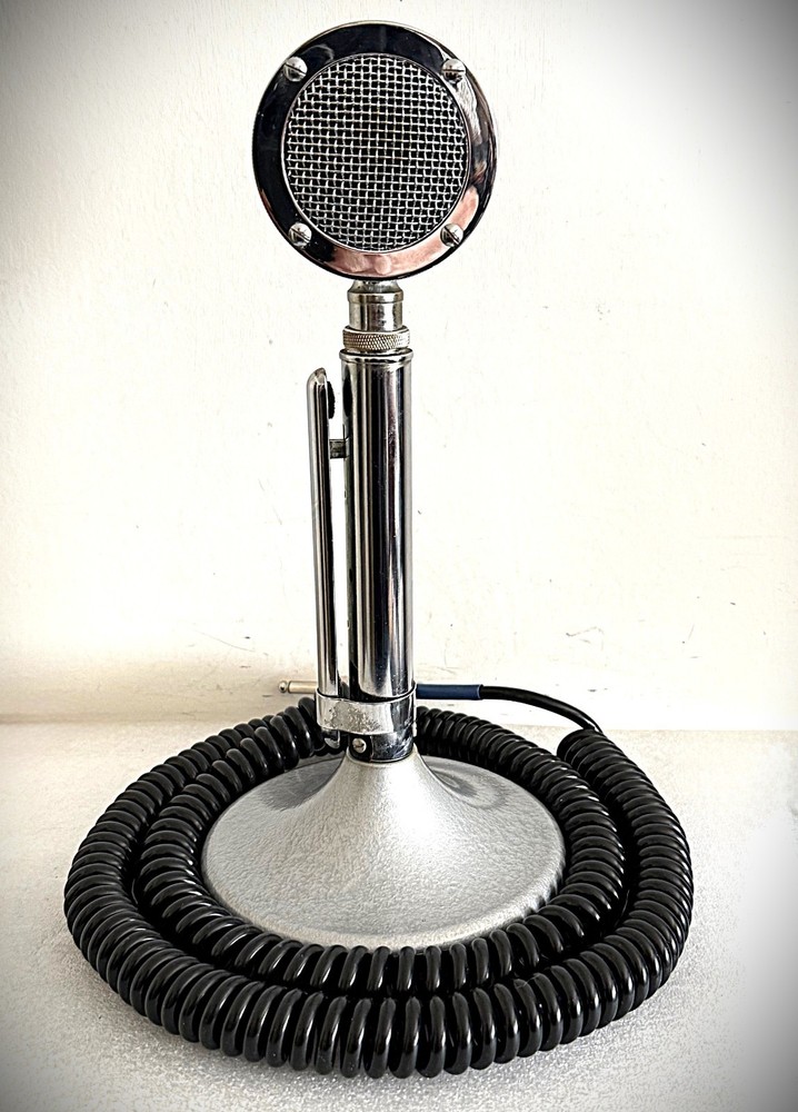 Vintage 1950's Astatic D-104 Dynamic Microphone-modified, working great (d2)