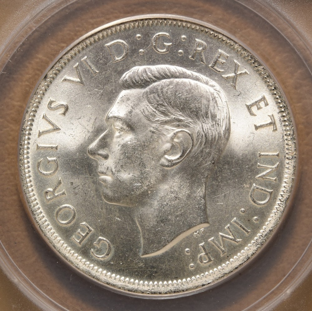 1937 Canada Silver Dollar ANACS MS63