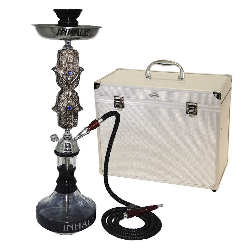 22'' double Palm Lucky Hookah in suitcase