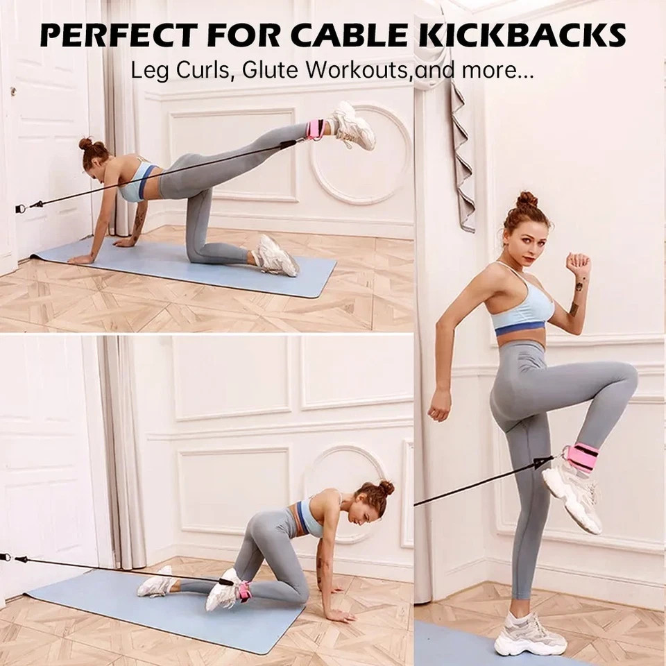 Ankle Straps for Cable Machines Kickbacks