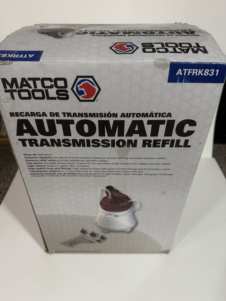 MATCO Automatic Transmission Refill Unit 2.1 Gallon Used