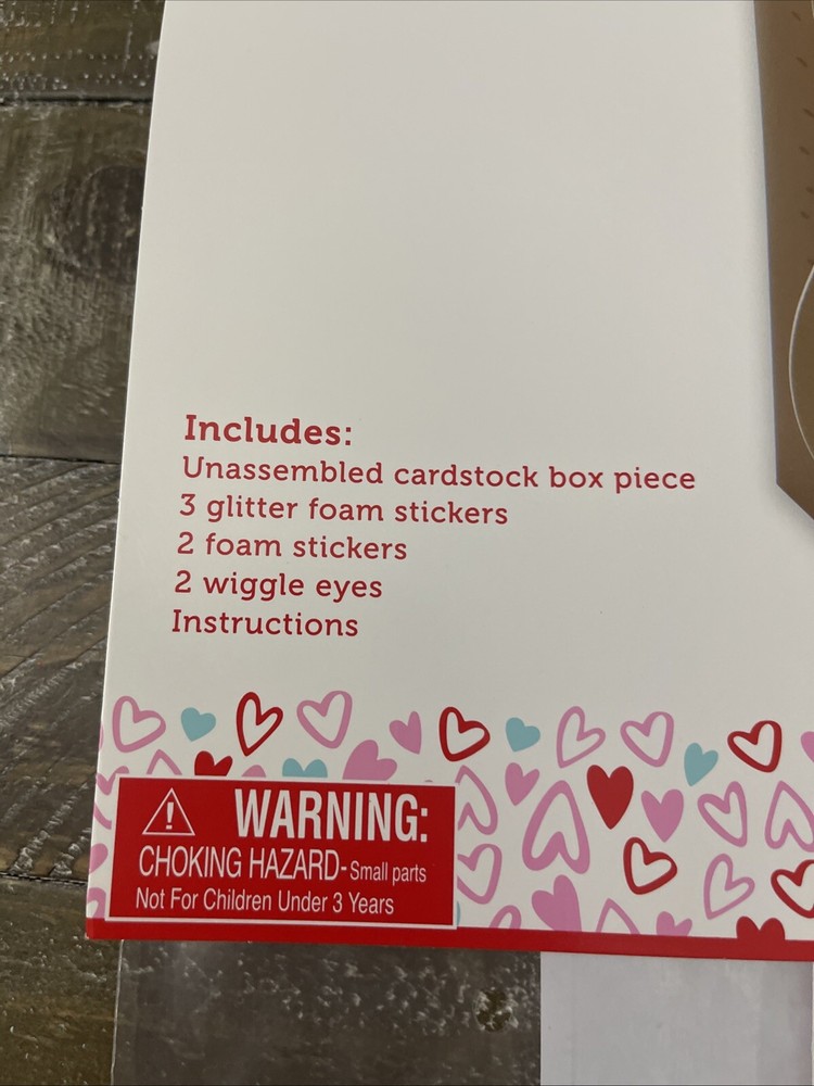 Valentines Day DIY Mail Box Kit Sloth