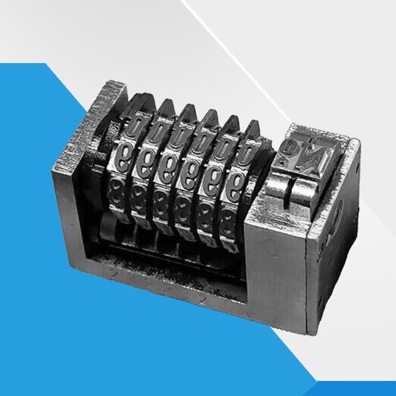 Mini Small 4X8 6 Digit Roman Backward Printing Machine Printer Numbering Machine