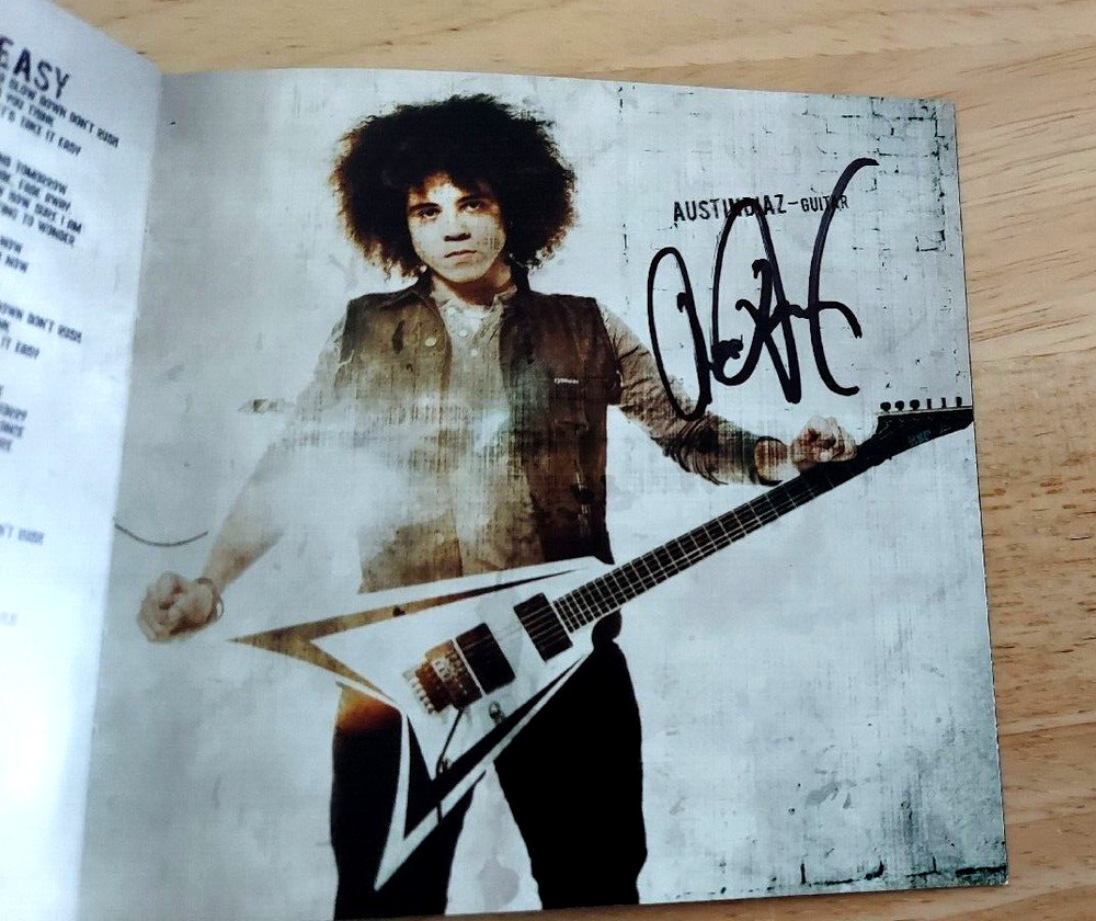 Black Tide Post Mortem Band Signed CD Booklet