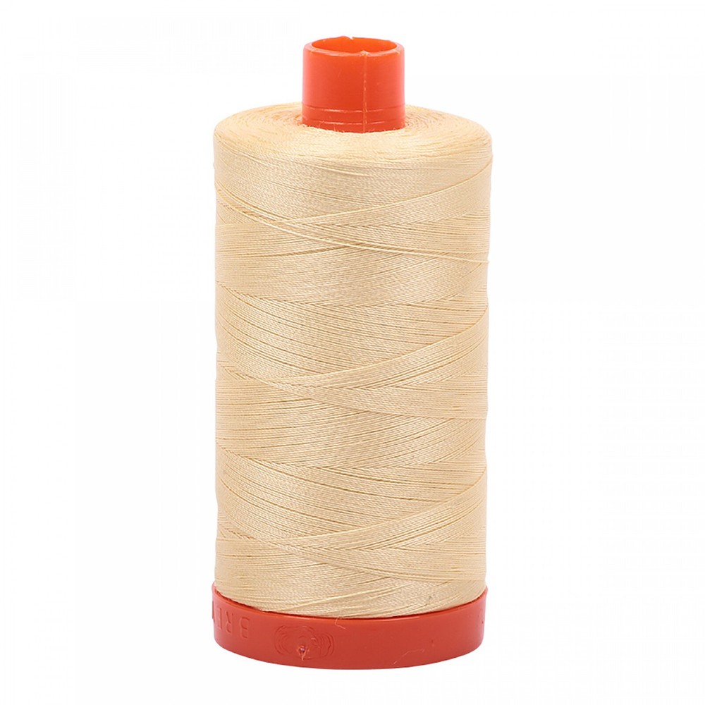 AURIfil Mako Cotton Thread Solid 50wt 1422yds Champagne