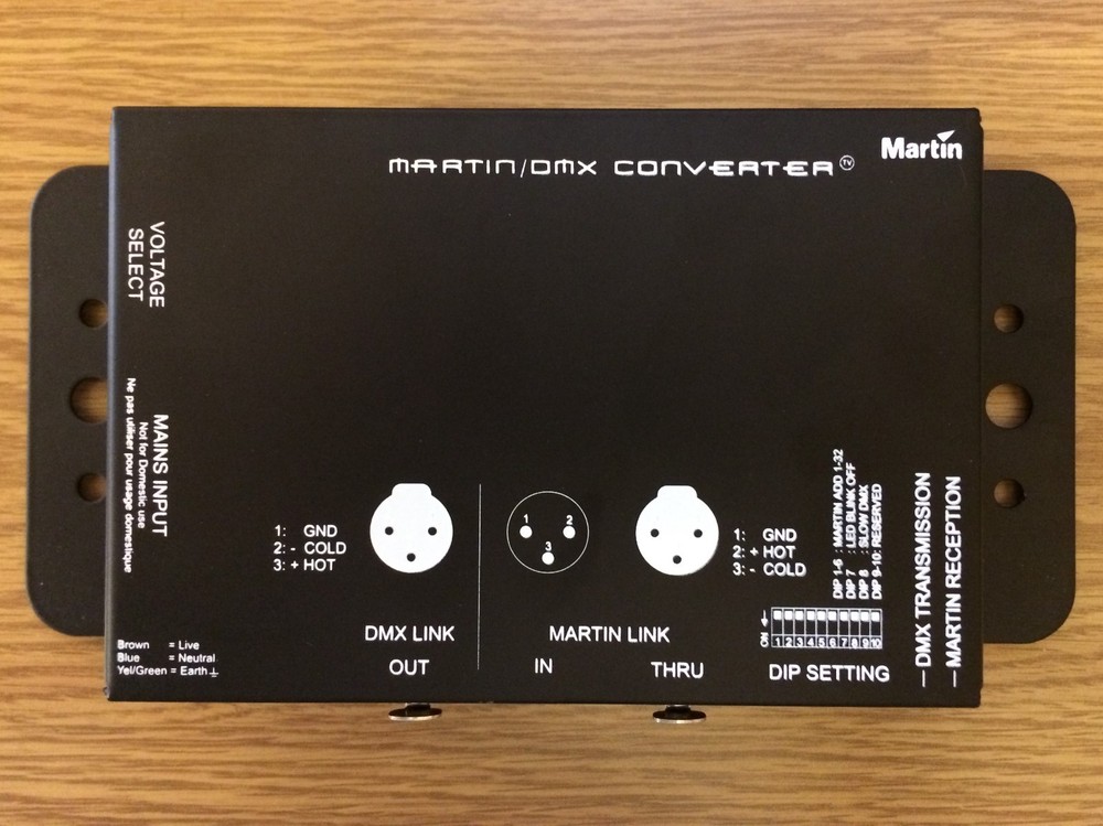 NEW  Martin Protocol to DMX Converter