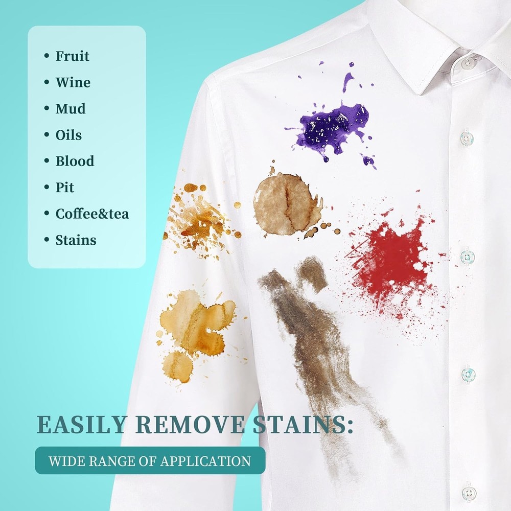 Compact Laundry Stain Brush with Ergonomic Handle - Perfect for Delicates