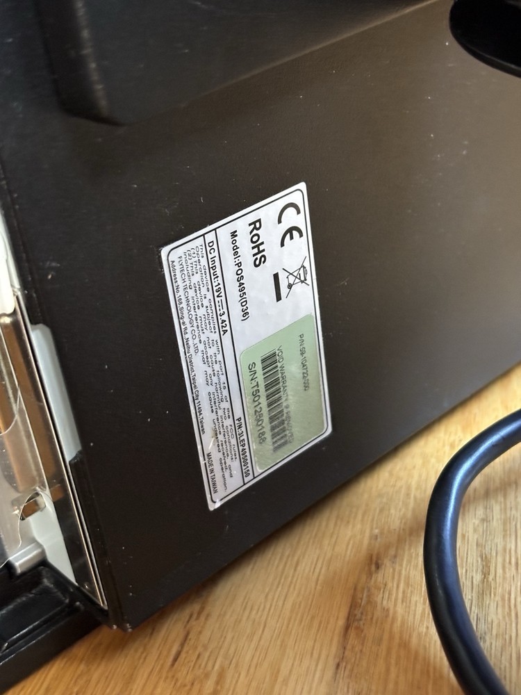 POS SYSTEM (NEEDS NEW HARD DRIVE)