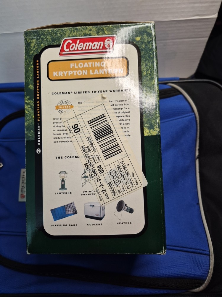 Coleman Floating Krypton Lantern NiB