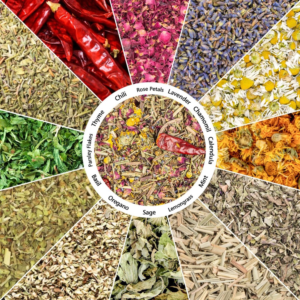 Chicken Nesting Herbs - 10oz Natural Dried Herb Blend for Nesting Boxes & Chi..