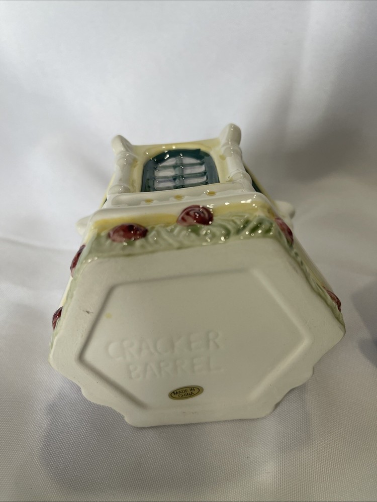 Cracker Barrel Sugar/Lid Gazebo Ceramic