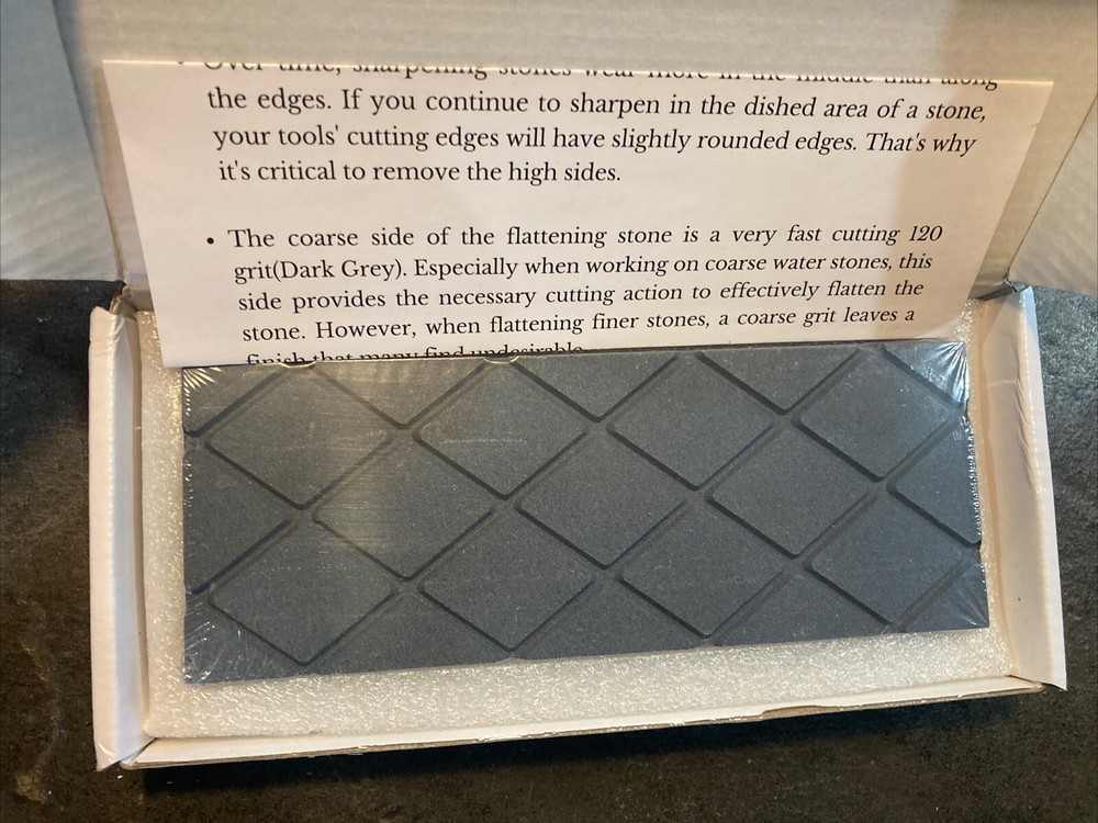 Sharp Pebble Dual Grit Flattening Stone Sharpening Stone 120/320 Grit