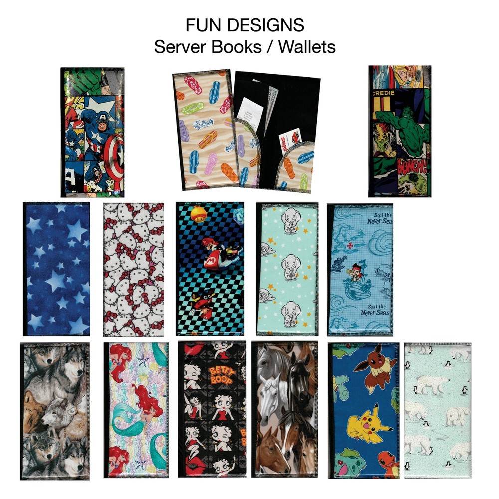 Special Offer - Limited Fabric Designs  / Server Book - Wallet