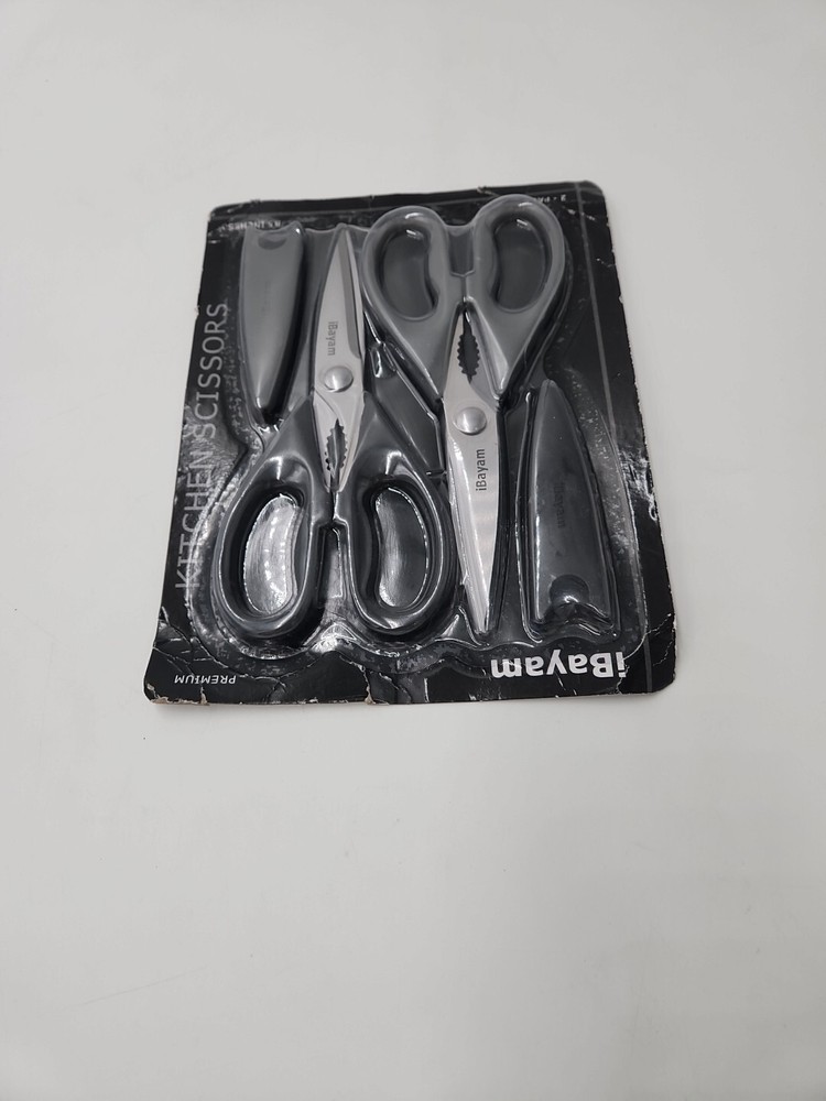 Kitchen Scissors Heavy Duty Premium 2 Pack Multipurpose Protective Sheath 8.8"