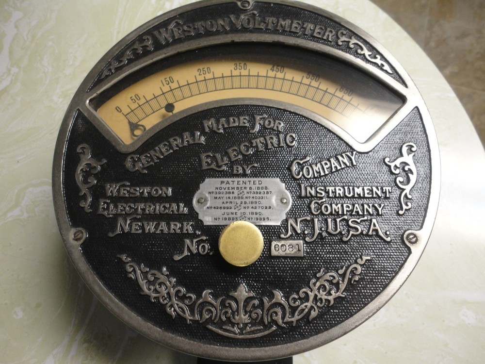 western electric voltmeter 1890