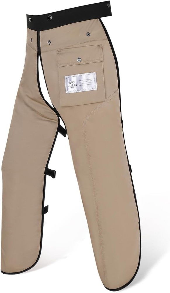 Chainsaw Chaps Apron 8-Layer Wrap Men/Women Loggers Forest Workers Protective