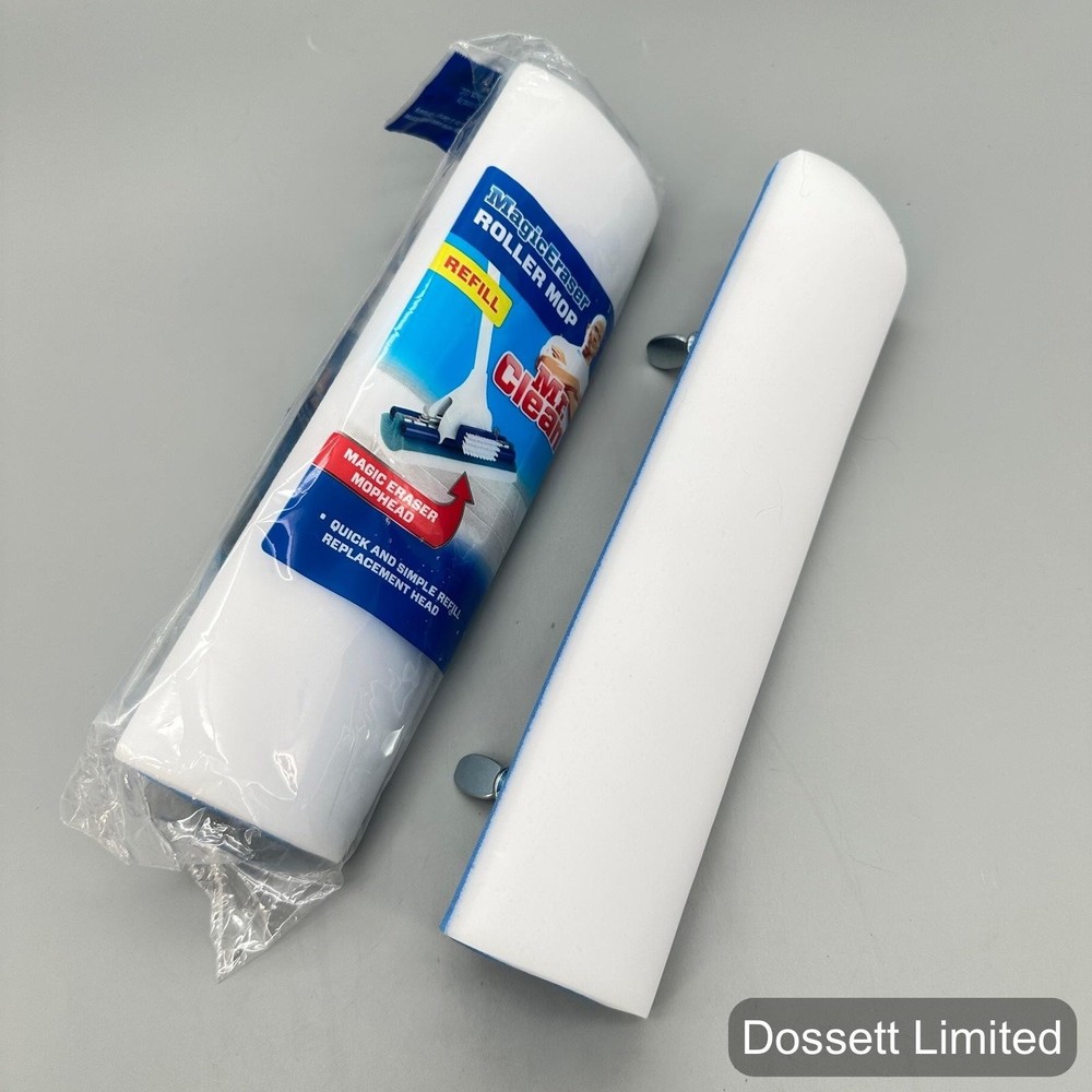 Mr Clean MagicEraser Roller Mop Refill White Melamine Floor Head Replacement