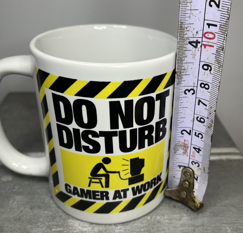 Gamer At Work Do Not Disturb Mug Collectable.