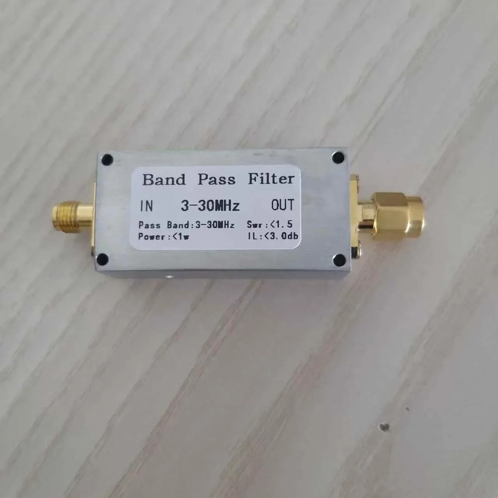 BPF 3-30MHz Bandpass Filter, for Reception, Anti-interference