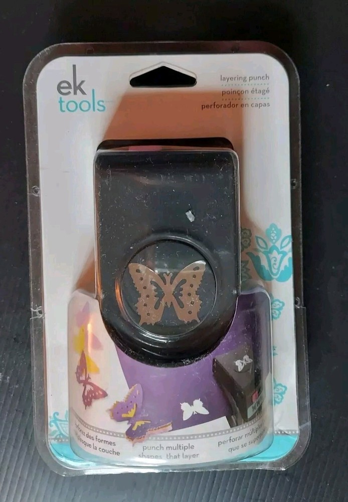 ek Tools Layering Punch Butterfly shapes that layer New
