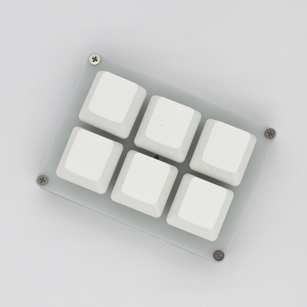 6 Keys HID Customize USB Programmable Mechanical Keyboard Macro Keypad Shortcut
