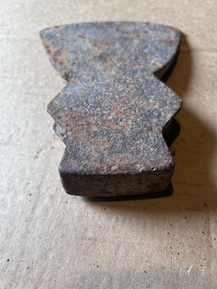 Vintage Hewing Board Axe Head Tool ONLY ?? GREAT FOR DECOR