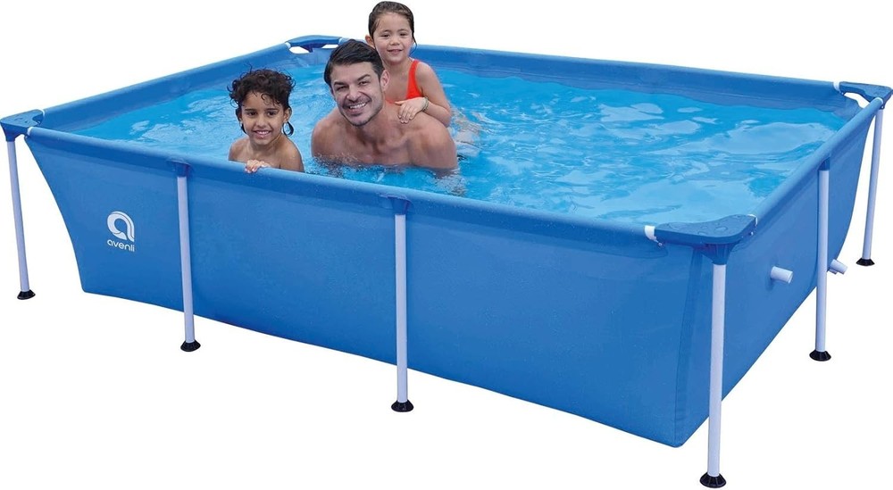 Quick-Install Above Ground Pool - Spacious 6.2ft x 4.2ft Rectangular Design