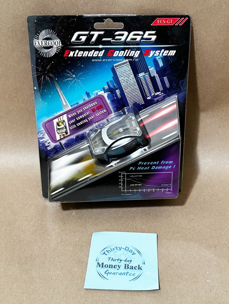 NEW Evercool GT-365 LED Extended System Shutdown PC Cooling Fan Controller