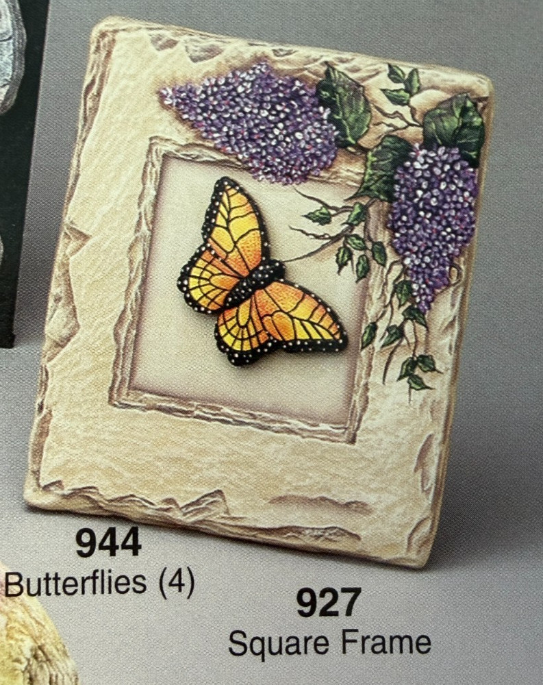 VINTAGE BOOTHE CERAMIC MOLD #927 SQUARE FRAME
