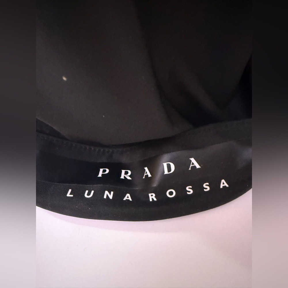 Prada Black Nylon Drawstring Adjustable Strap Backpack Shoulder Duffle