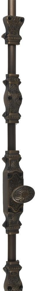 A29 Hardware 6ft Solid Brass Cremone Bolt Antique Brass Corinthian
