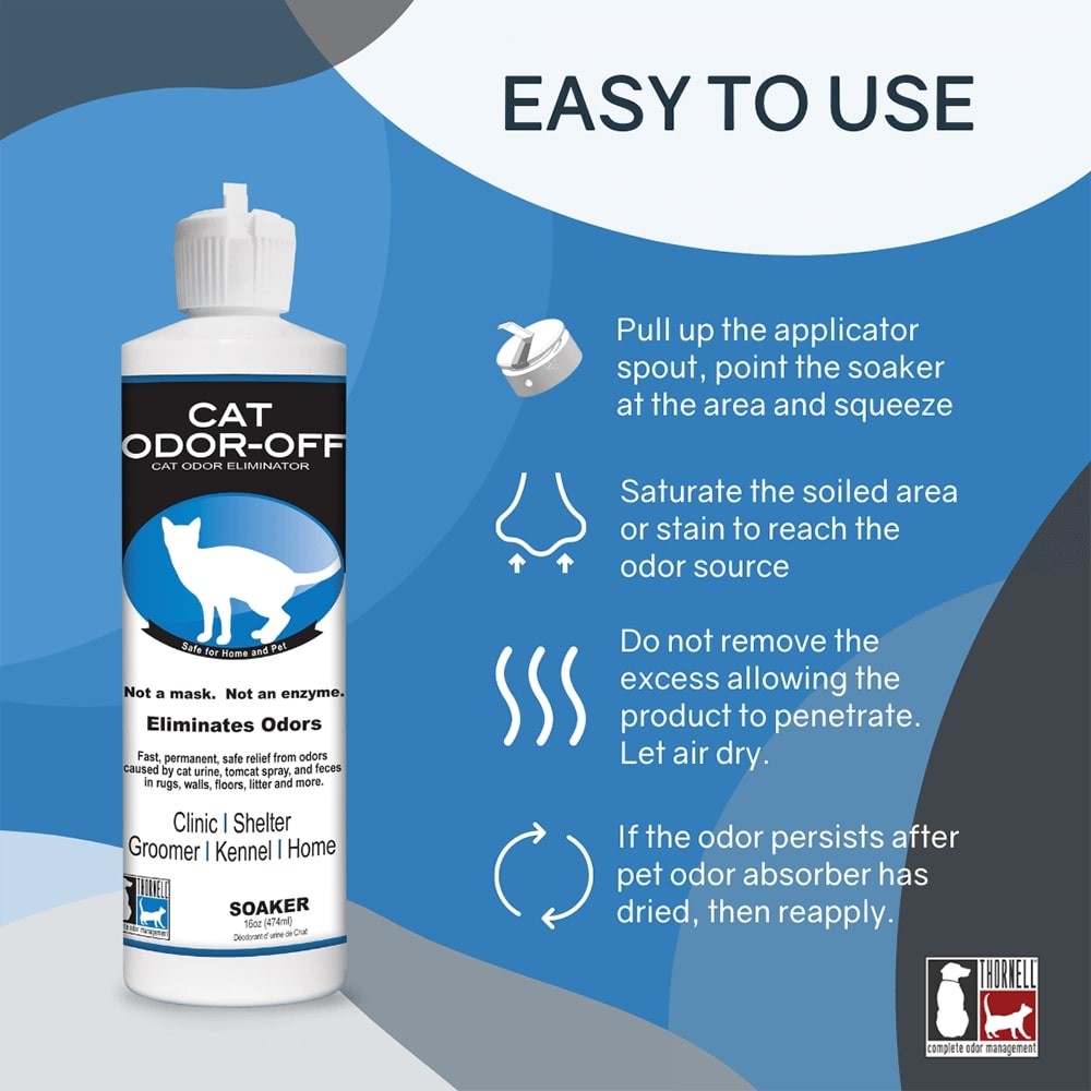 Cat Odor-Off Soaker - 16 oz