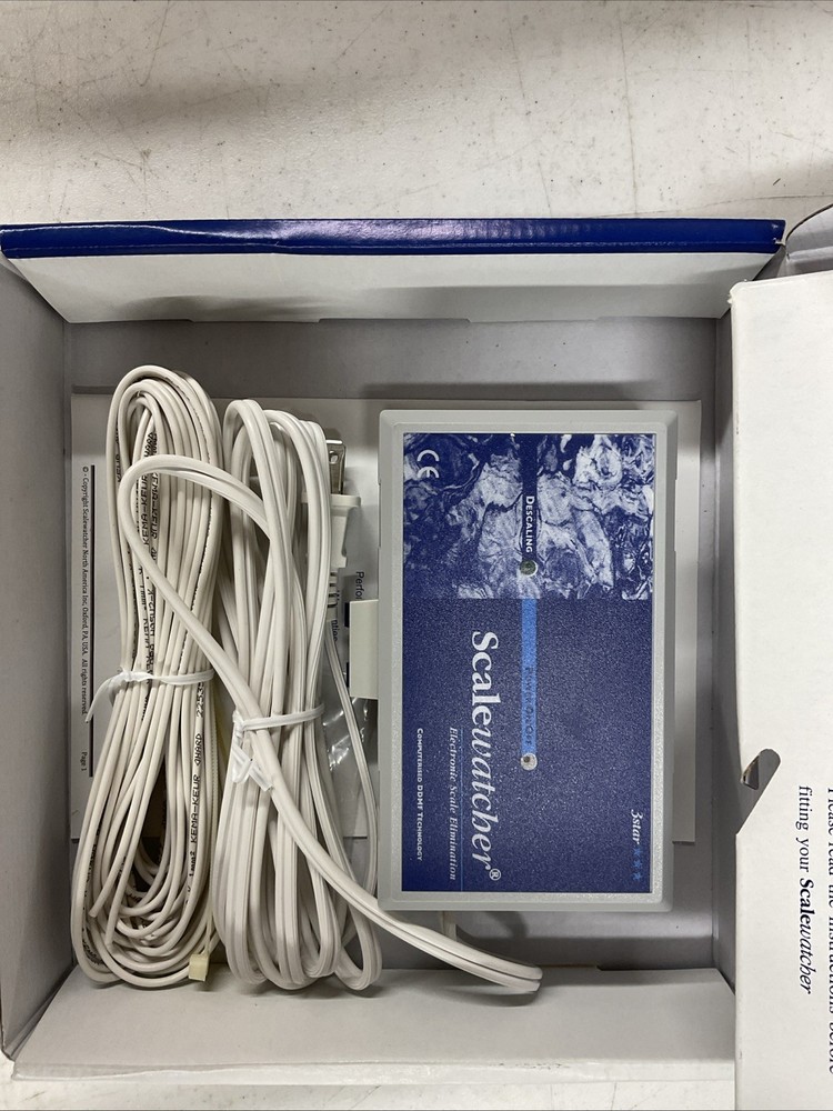 New Scalewatcher 3 Star Electronic Scale Elimination Hard Water Treatment System