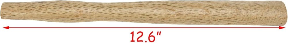 2Pack 12.6 Inch Axe Handle Replacement,Hickory Wood Tool Handle for Axe Hammer