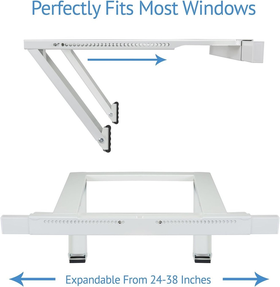 Ivation Air Conditioner Support Bracket, No Tools or Drilling Required - Easy to